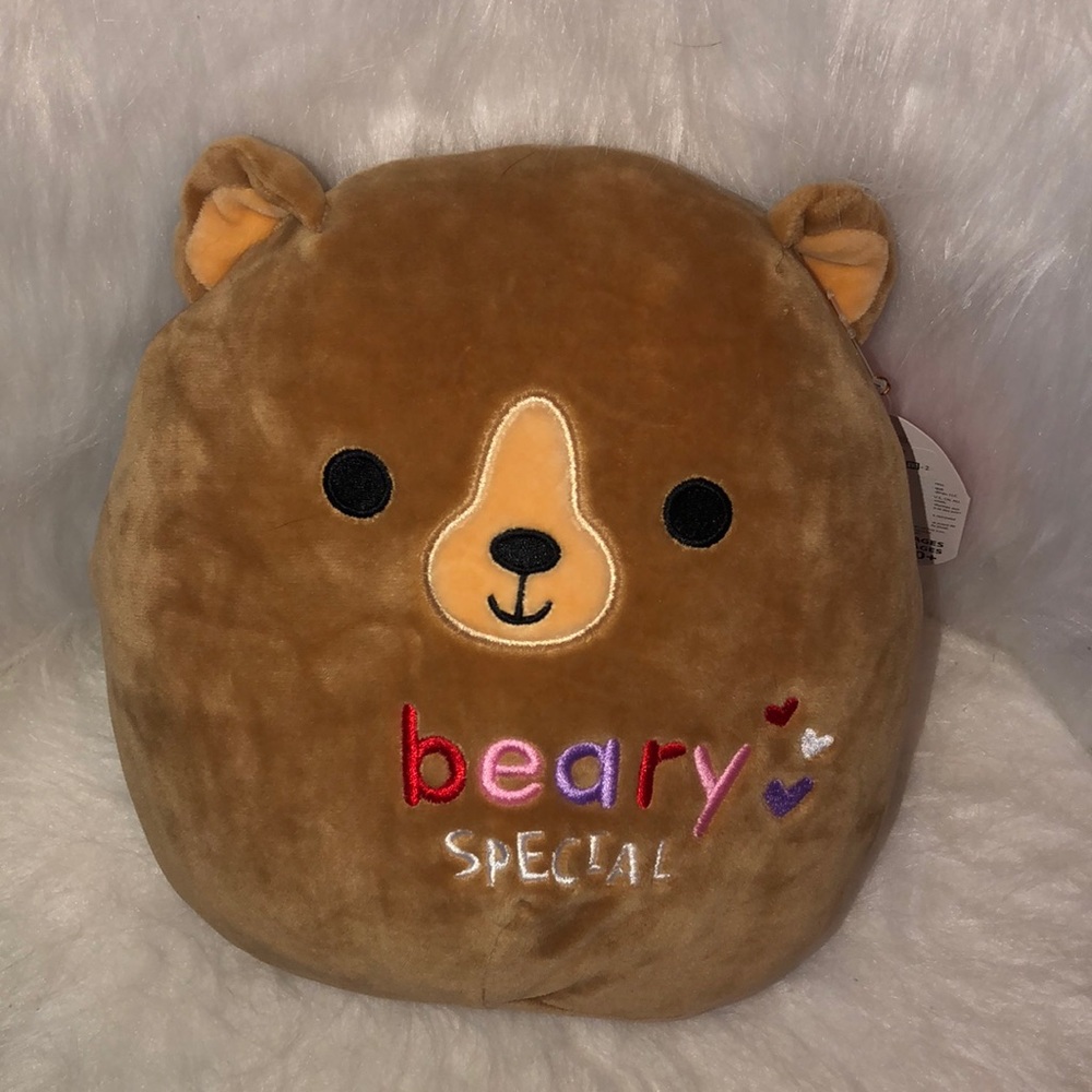 Valentines bear squishmallow